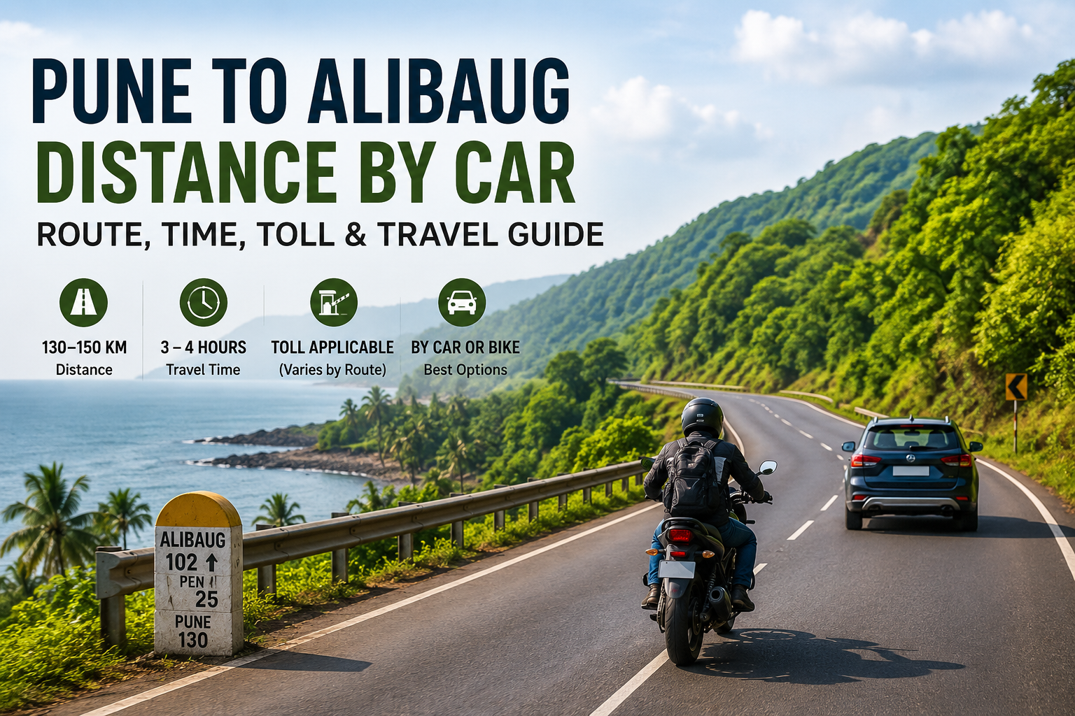 Pune to Alibaug by Car